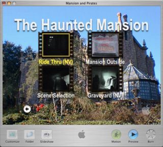 TMK Haunted Mansion menu